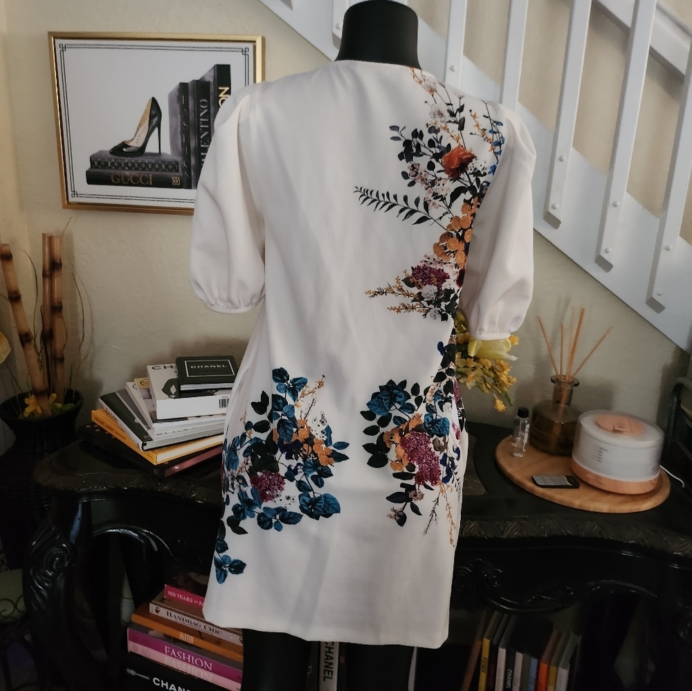 Zara floral Dress Size S - Picture 2 of 3